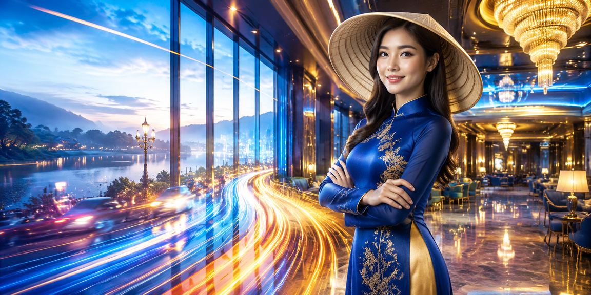 Người dùng tại Đà Lạt thưởng thức trải nghiệm cá cược trực tuyến với chiếc nón lá truyền thống